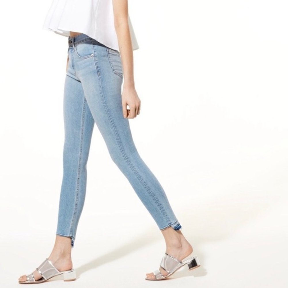 rag & bone Step Hem Skinny Capri in Wiley size 28